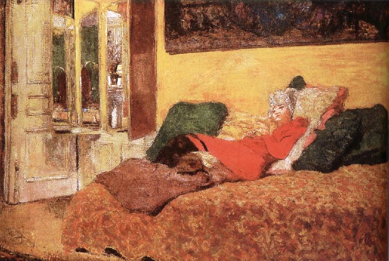 Edouard Vuillard Lucy s black France oil painting art